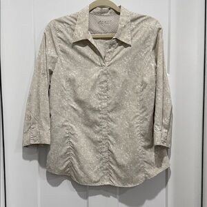 Royal Robbins Cream floral Shirt